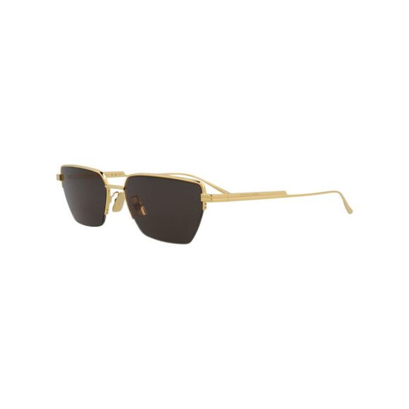 Square-Frame Metal Sunglasses